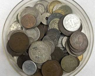 Vintage World Coins Collection w/ Lots of Silver