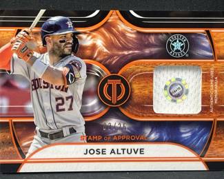 Jose Altuve Orange #/25 SOA Relic Memorabilia
