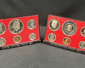 1978, 1979 Proof Coin Sets, No Box