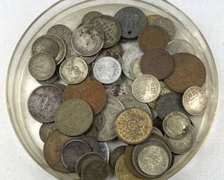 Vtg. World Coins Mix w/ Lots of Silver