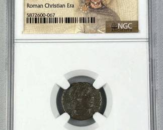 Eastern Roman Christian Era Valens Coin NGC