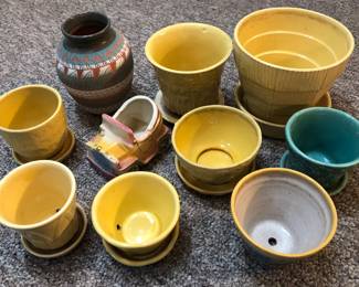 McCoy and Shawnee Flower Pots