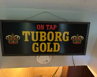 Tuborg beer sign
