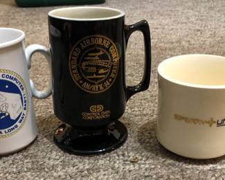 Vintage Sperry and Control Data Mugs