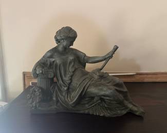 Antique Victorian Goddess figurine