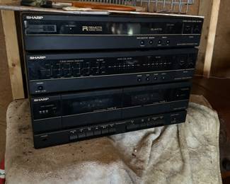 SHARP stereo system