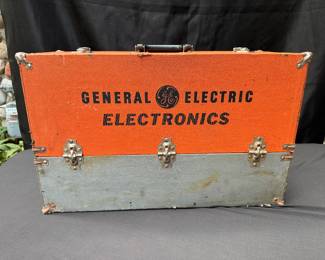 GE tube radio technician's travel toolbox