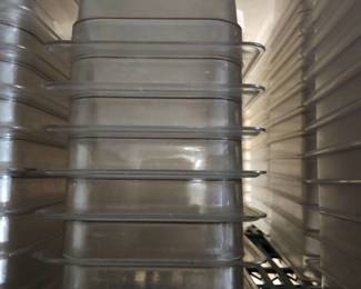 (10) Cambro 1/3 Containers