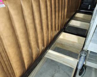 (2) Single Sided Booths No Cushions