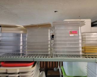 Lot Of Full And Half Size Poly Inserts