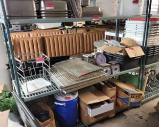 3 Tier Metro Shelf With Poly Shelf Covers