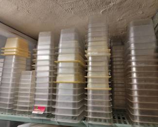 Large Lot Of Cambro Plastic 1/6 1/3 Inserts