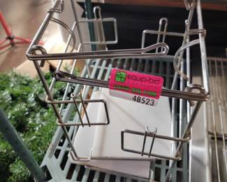 (2) Plastic Bag Racks.