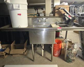 6ft Stainless Steel Single Bay Sink