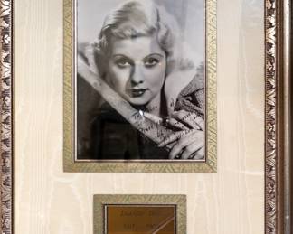 Autographed Lucille Ball photograph