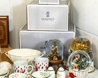 Lladro and Spode.