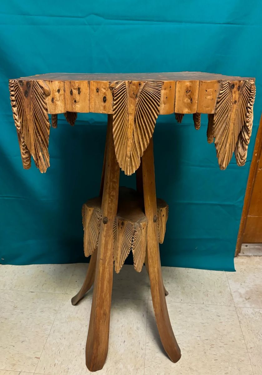 Palm frond table- early 20th century 