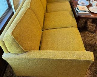 Vintage Herculon sofa sleeper- in great  condition