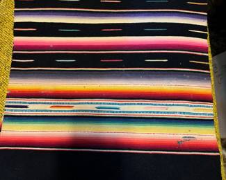 Vintage serapes smaller sizes some moth damage 