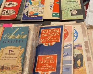 More vintage railway, routes and schedules