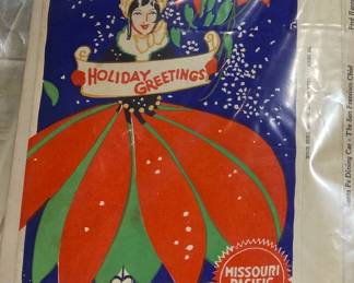 Missouri Pacific holiday menus