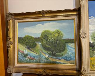 Oil painting by Betty Spencer 