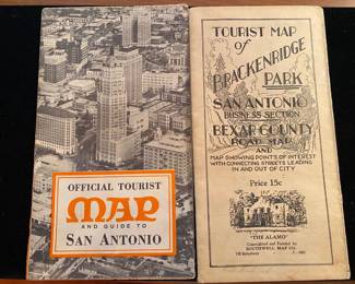 Vintage maps of SA, Brackenridge Park