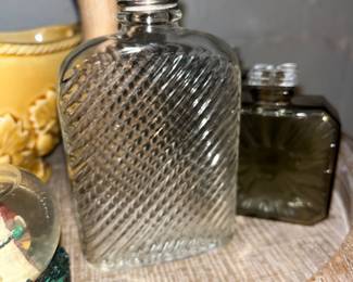 glass liquor flask 