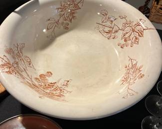 Staffordshire Transferware Bowl 