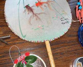Silk Paddle Fans Chinese Japanese