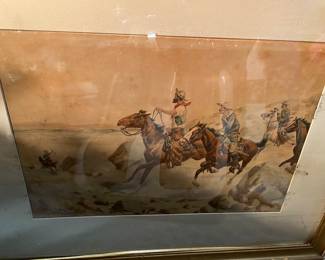  HW Hansen ( Listed Artist) 1902 Print