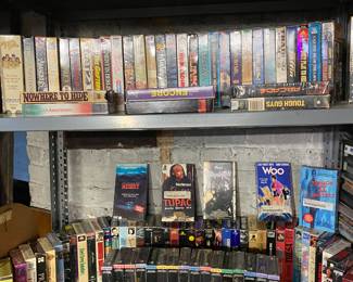 DVD's && VHS!! Dont forget to rewind before returning!!