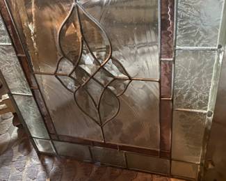 Vintage Stained Leaded Glass Windows