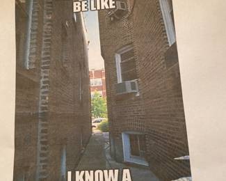 This is a gangway. Walk through between buildings and in rear is the 2 Flat to your RIGHT!! 