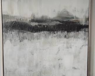 Artwork: Canvas with matte gold frame