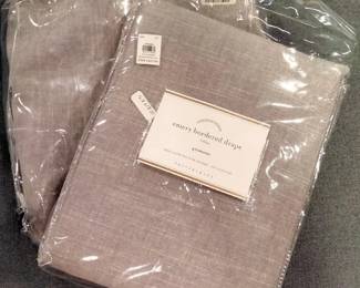 Pottery Barn Drapes: Gray