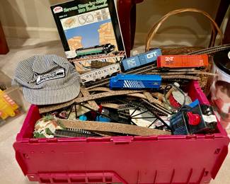 Vintage electric train set