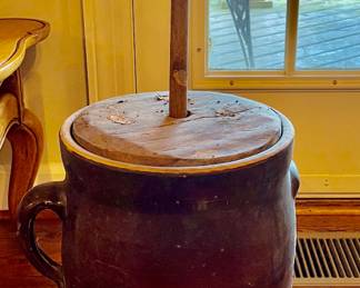 Antique churn