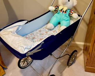 Vintage doll buggy