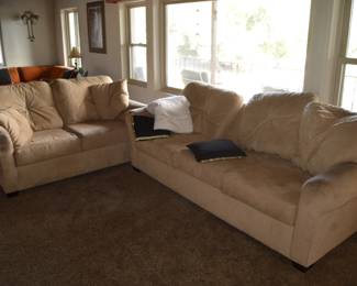 Sofa and Love seat, bring help to load, price is negotiable