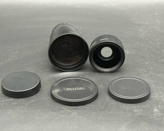 (2) Canon Lenses
Canon wide converter WC-DC52 .7x
Canon tele converter TC-DC52 2.4x