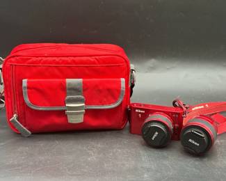 Nikon 1 Camera W Lens, Charger & Carrying Case
