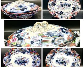 (5) Ridgways Corey Hill Serving Items
