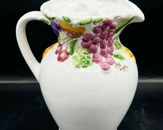 Signed Mesa International Handcrafted In Hungary Pitcher
