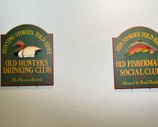 Hunting Wall Mount Signs
