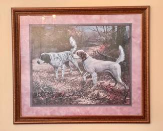 Picken Hunting Dog Print Unsigned
