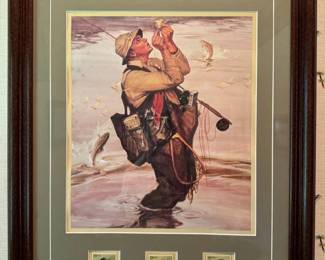 Fly Fishing Virtuoso Stamp Print
