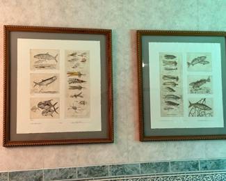 (2) Signed Estuary Grand Slam Prints 70 & 71/100
