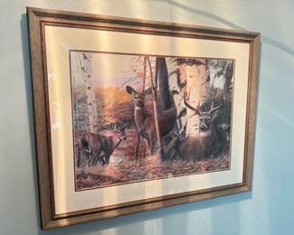 Deer Scene Print
