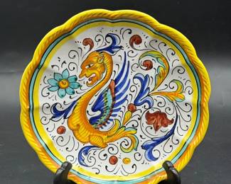 Signed Mesa International Handcrafted In Hungary Pitcher
